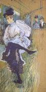 Henri  Toulouse-Lautrec Jane Avril Dancing (mk06) oil painting on canvas